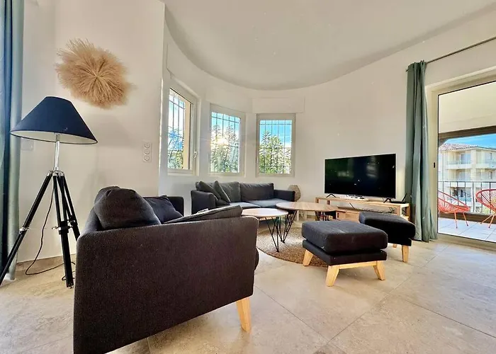 Florida, 8 Prs, Piscine, Clim, Parking Apartman Antibes